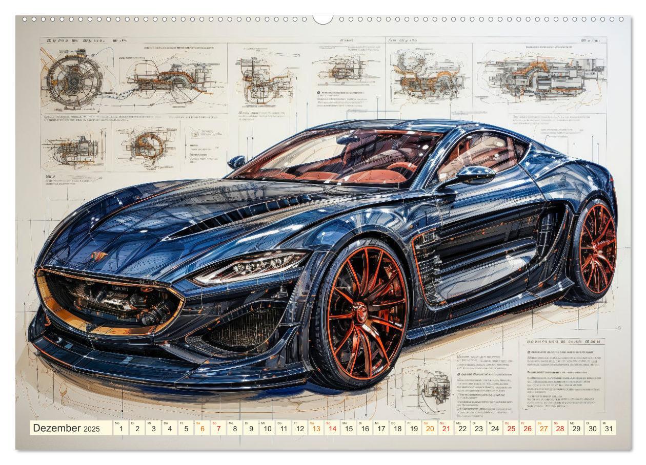 Bild: 9783383880124 | Blickpunkt Auto Design Zukunft (hochwertiger Premium Wandkalender...