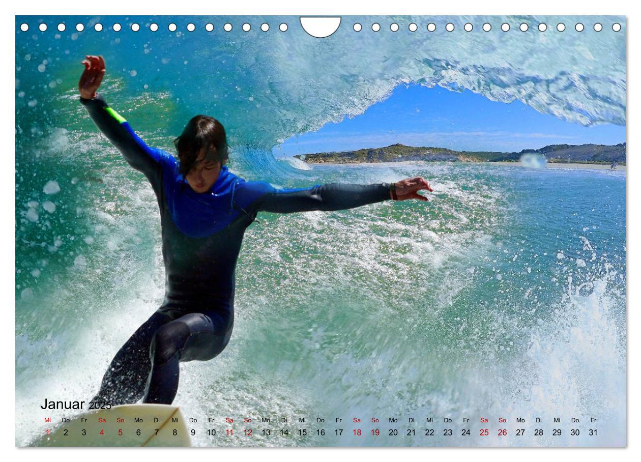 Bild: 9783435329908 | Surfen - die perfekte Welle (Wandkalender 2025 DIN A4 quer),...