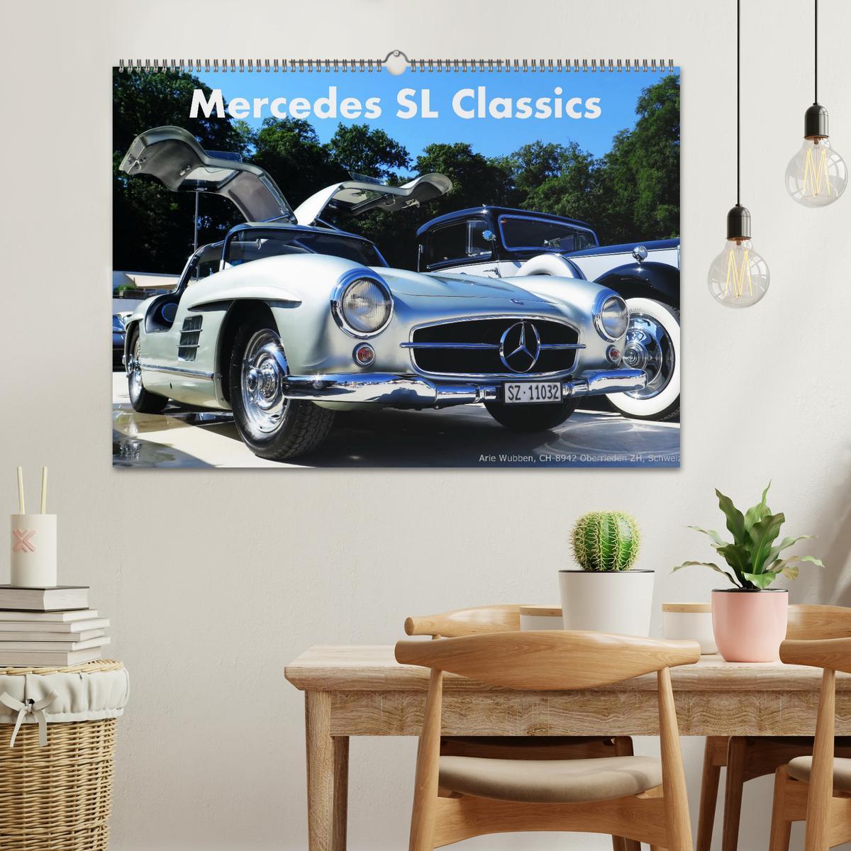 Bild: 9783435073221 | Mercedes SL Classics (Wandkalender 2025 DIN A2 quer), CALVENDO...