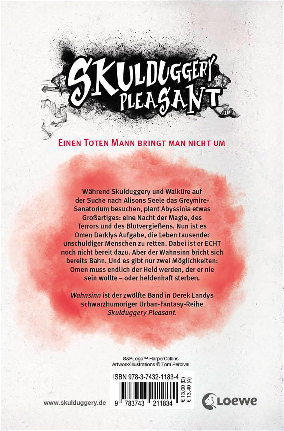 Rückseite: 9783743211834 | Skulduggery Pleasant (Band 12) - Wahnsinn | Derek Landy | Taschenbuch