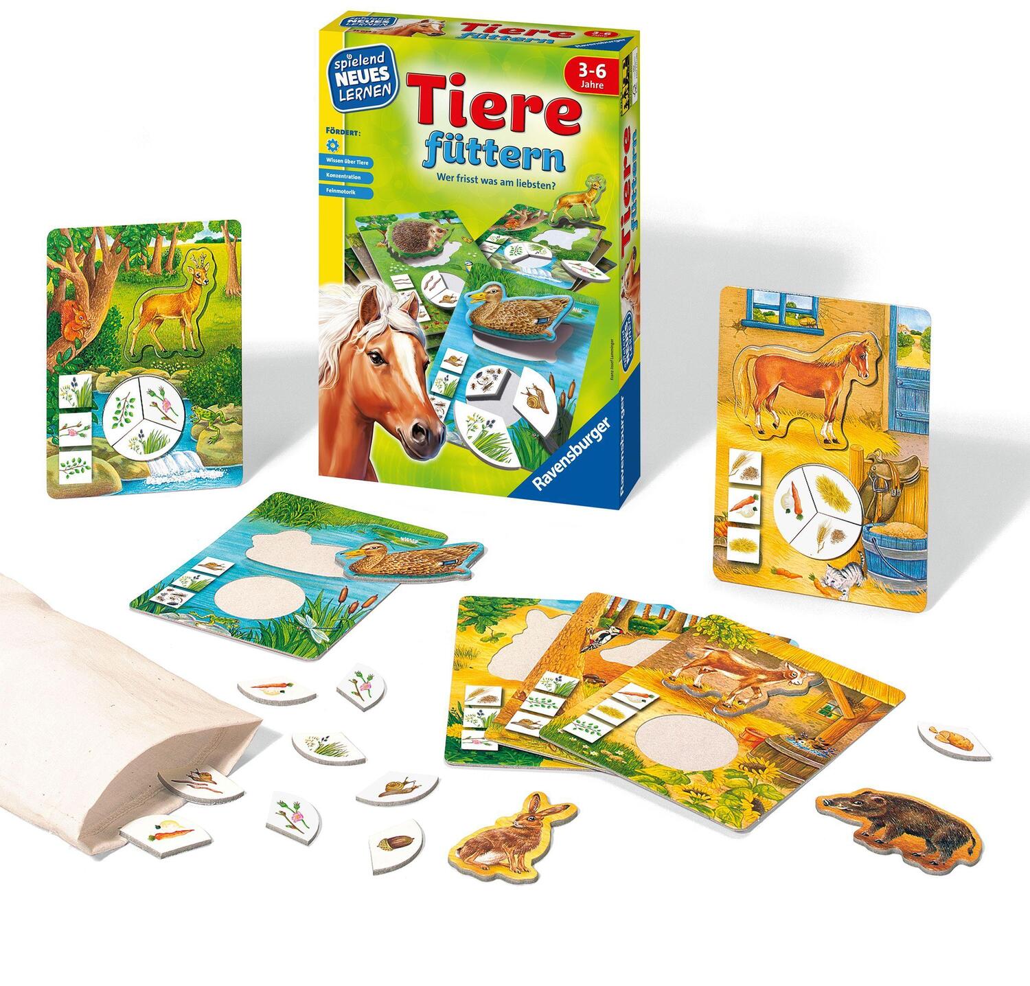 Bild: 4005556250349 | Tiere füttern | Franz-Josef Lamminger | Spiel | Deutsch | 2018