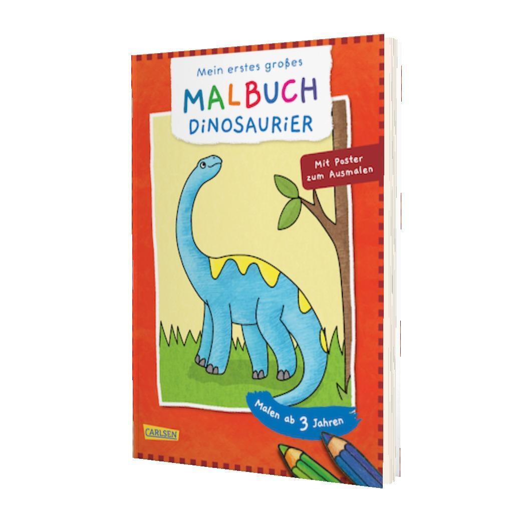 Bild: 9783551190901 | Ausmalbilder für Kita-Kinder: Mein erstes großes Malbuch: Dinosaurier