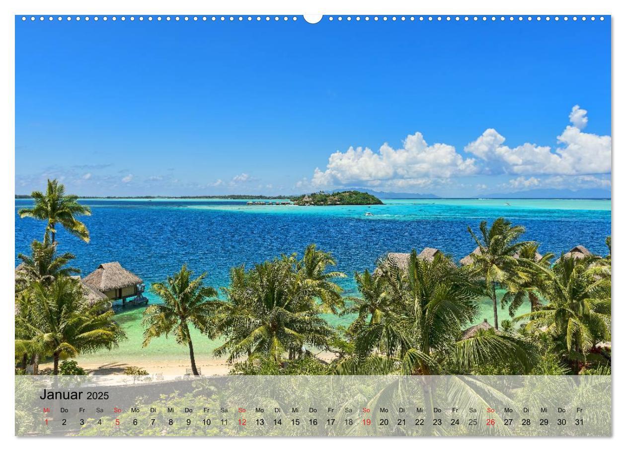 Bild: 9783435623174 | Südseeträume. Paradiese im Pazifik (Wandkalender 2025 DIN A2 quer),...