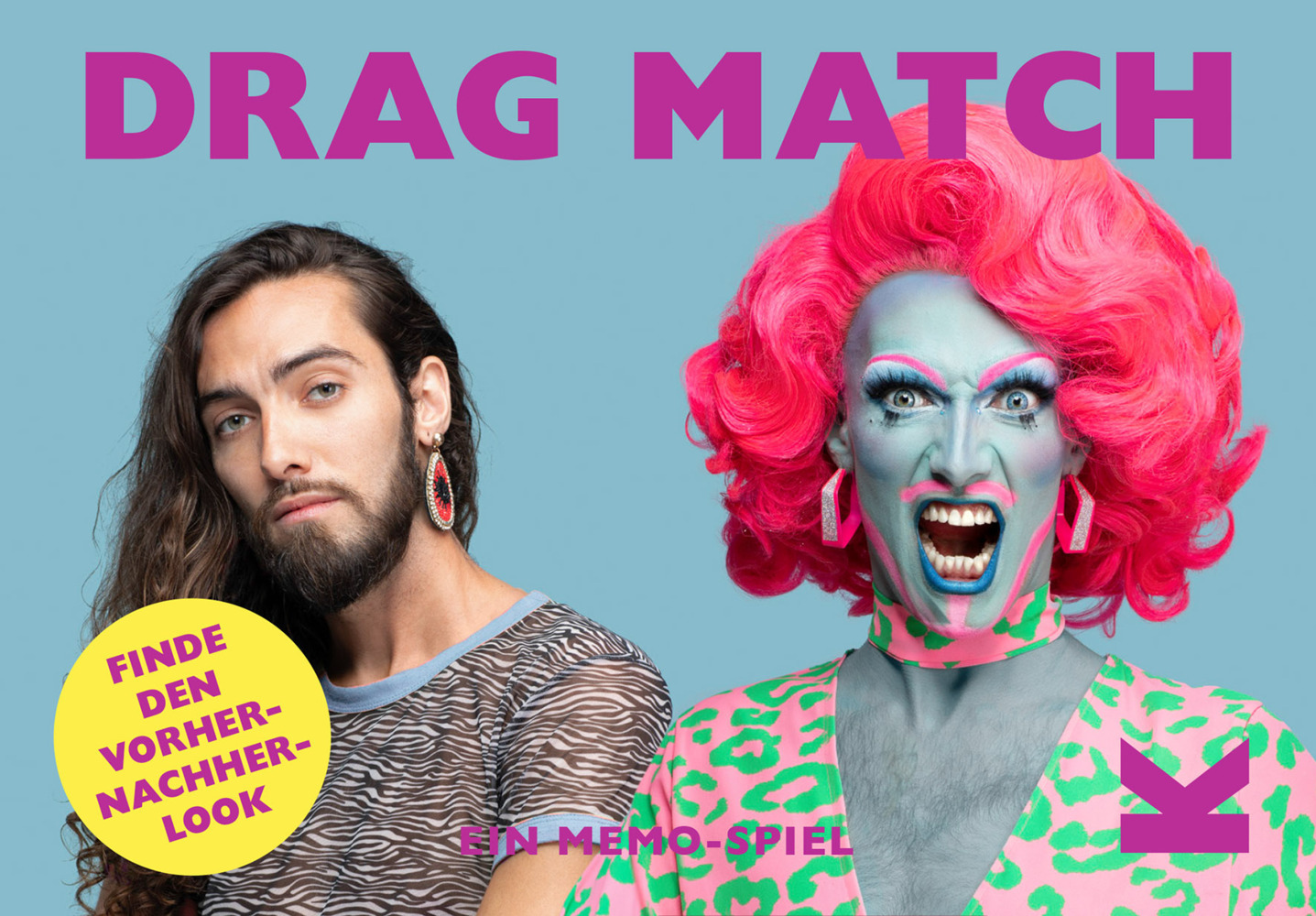 Cover: 9783962442026 | Drag Match (Spiel) | Finde den Vorher-Nachher-Look. Ein Memo-Spiel