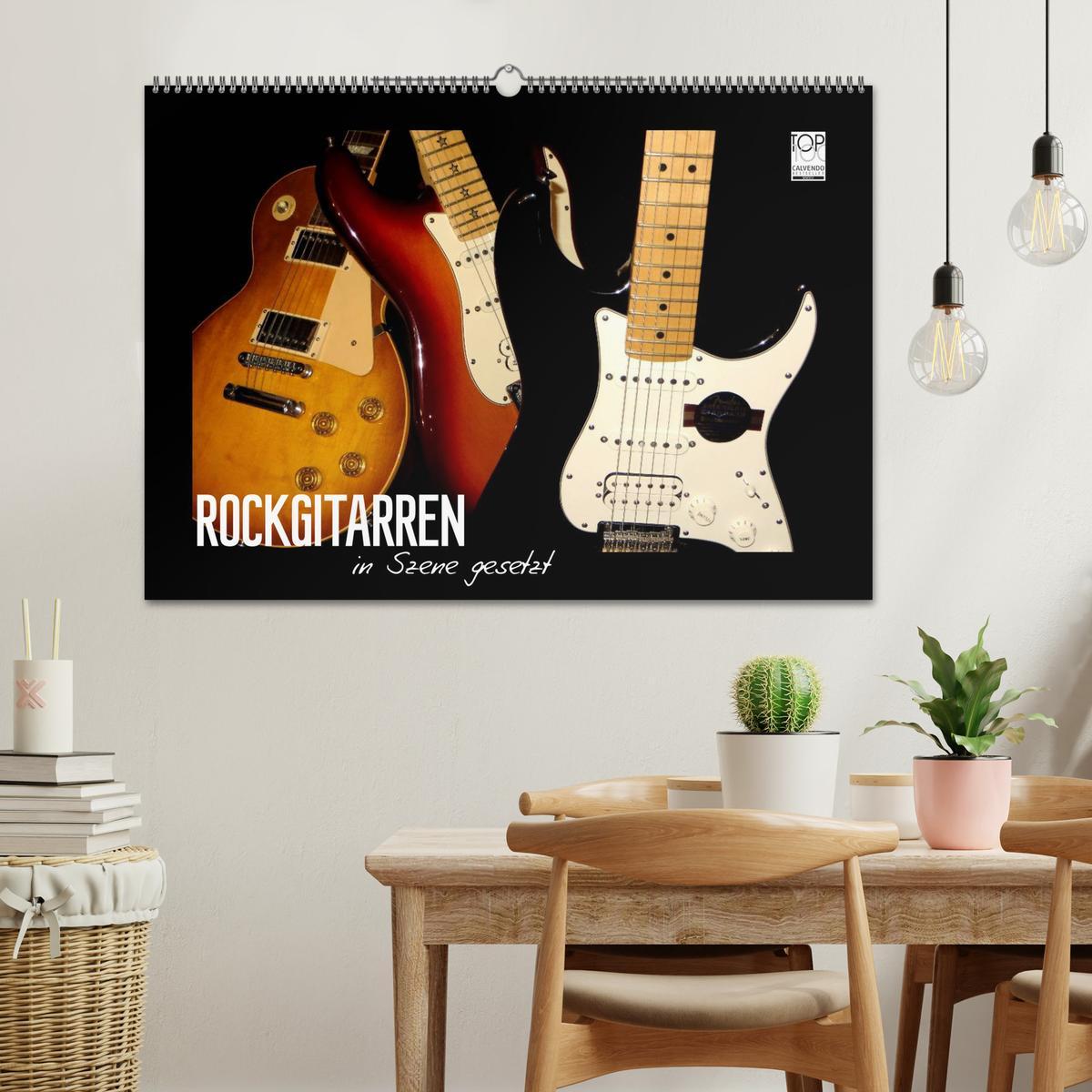 Bild: 9783435752126 | ROCKGITARREN in Szene gesetzt (Wandkalender 2025 DIN A2 quer),...