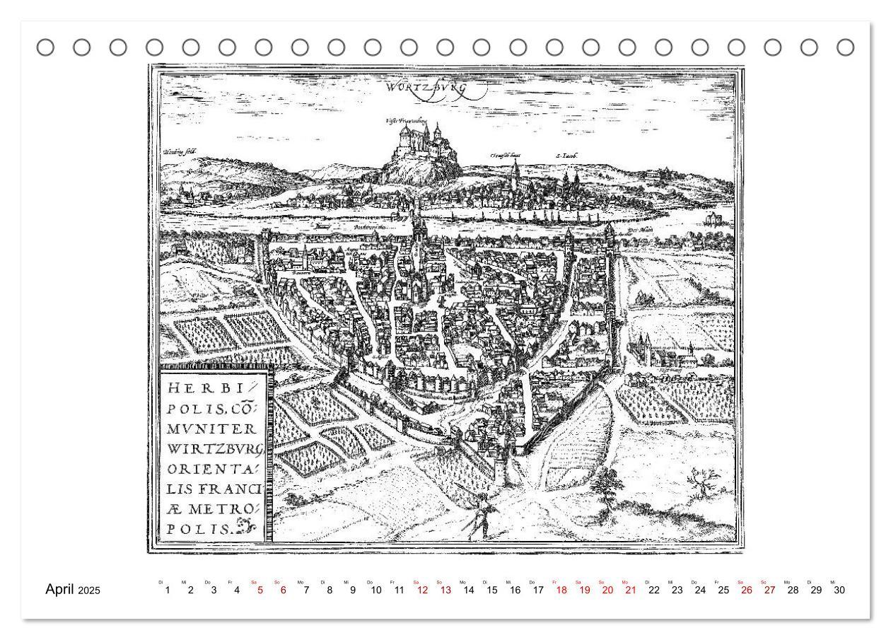 Bild: 9783435302352 | Würzburg in alten Bildern (Tischkalender 2025 DIN A5 quer),...