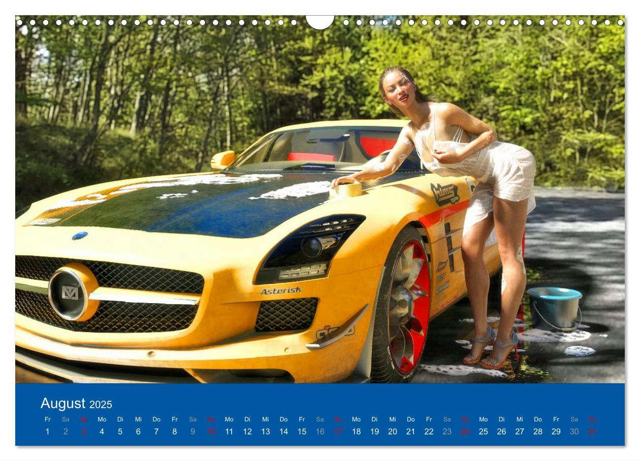 Bild: 9783435064113 | Freche Frauen und heiße Kisten (Wandkalender 2025 DIN A3 quer),...