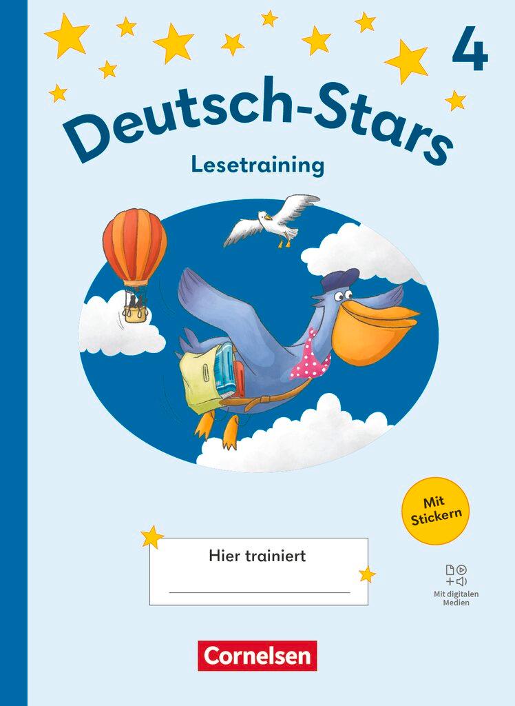 Cover: 9783464815052 | Deutsch-Stars 4. Schuljahr - Lesetraining Ausgabe 2025 - Übungsheft