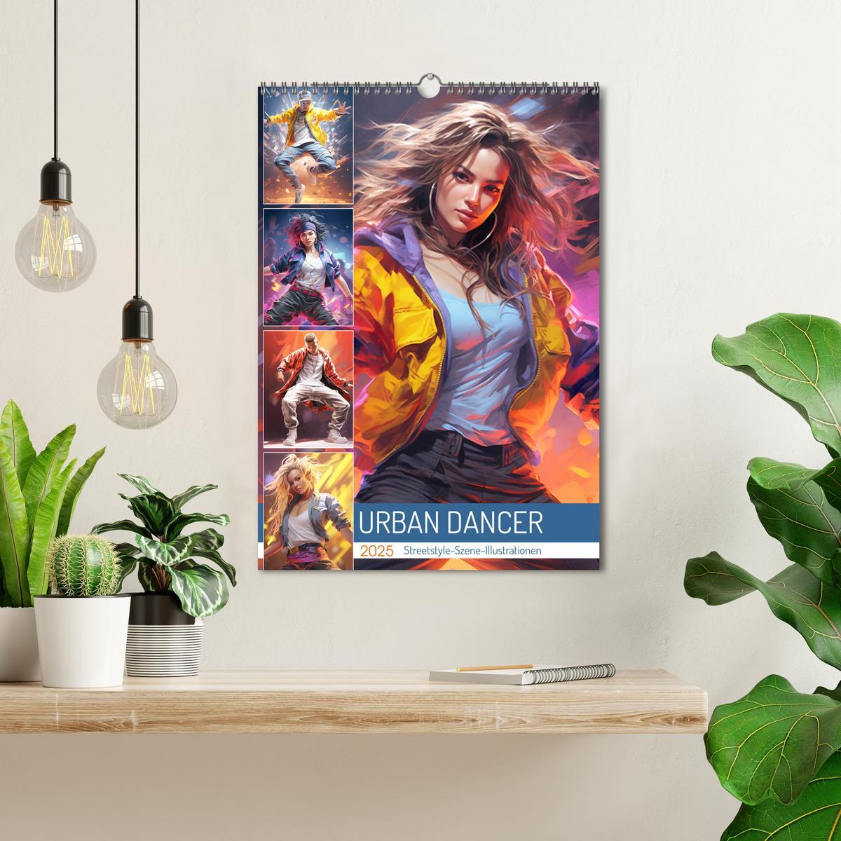 Bild: 9783435863518 | Urban Dancer. Streetstyle-Szene-Illustrationen (Wandkalender 2025...