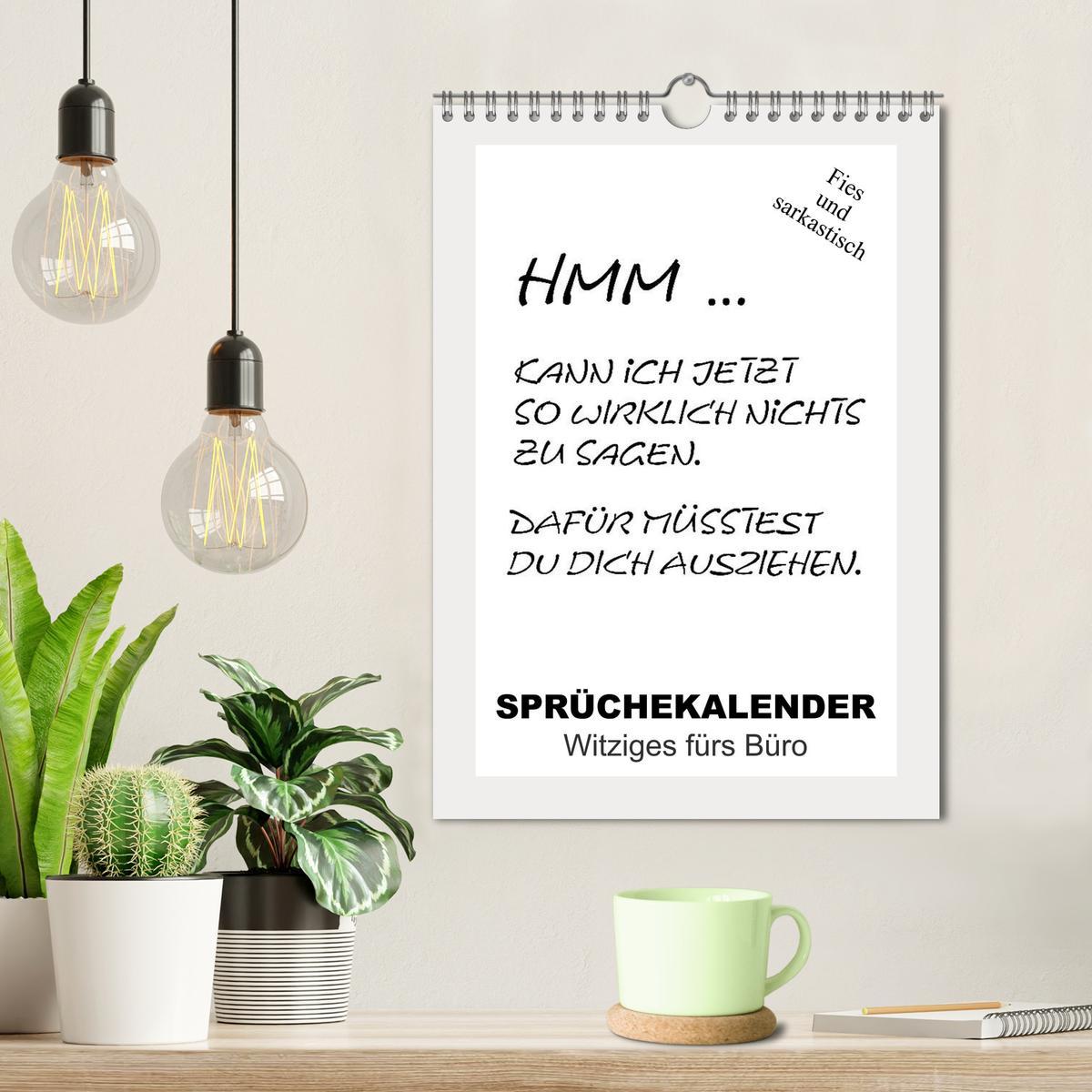 Bild: 9783435959457 | Sprüchekalender. Witziges fürs Büro (Wandkalender 2025 DIN A4...