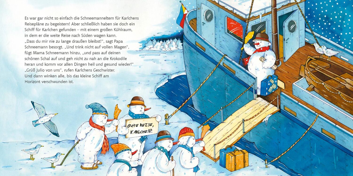 Bild: 9783963040443 | Schneemann Karlchen - Auf großer Fahrt | Angelica Rissmann | Buch