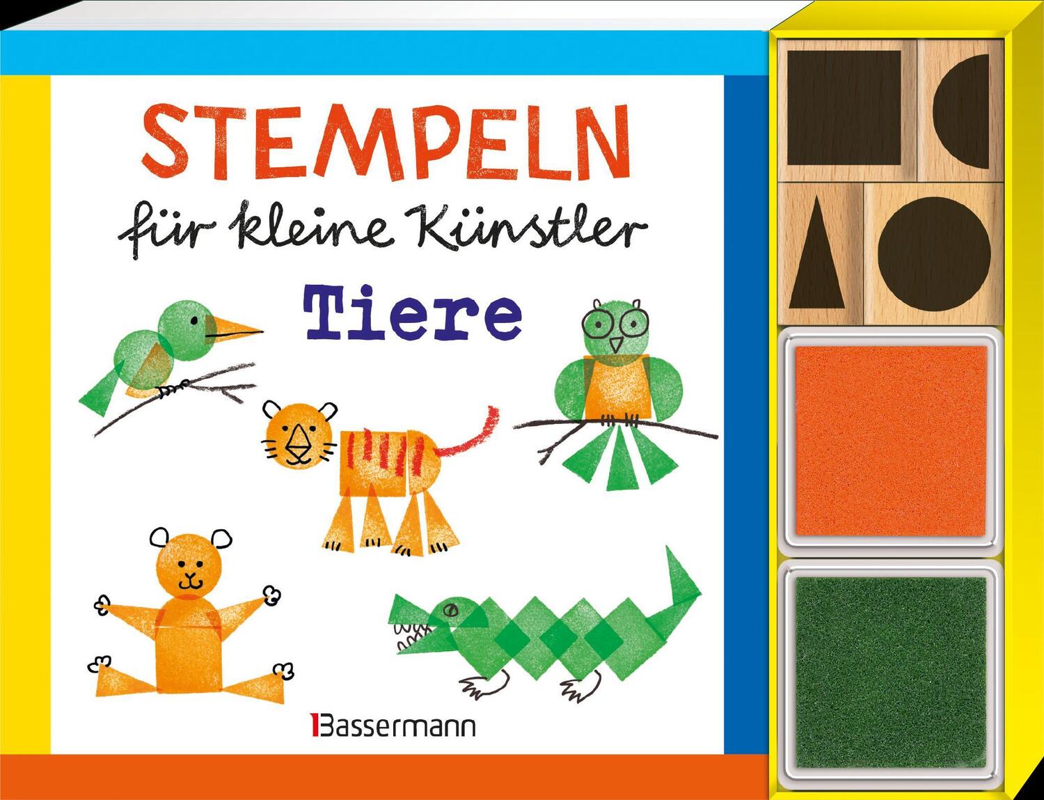 Bild: 9783809438014 | Stempeln für kleine Künstler - Tiere-Set | Norbert Pautner | Buch