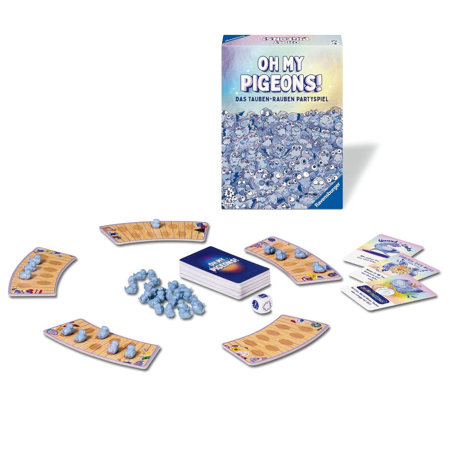 Bild: 4005556226887 | Ravensburger 22688 - Oh my Pigeons! - Das Tauben-Rauben Partyspiel...