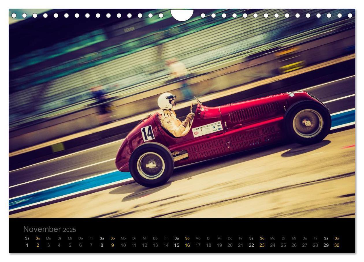 Bild: 9783435476558 | Classic Maserati Racing (Wandkalender 2025 DIN A4 quer), CALVENDO...