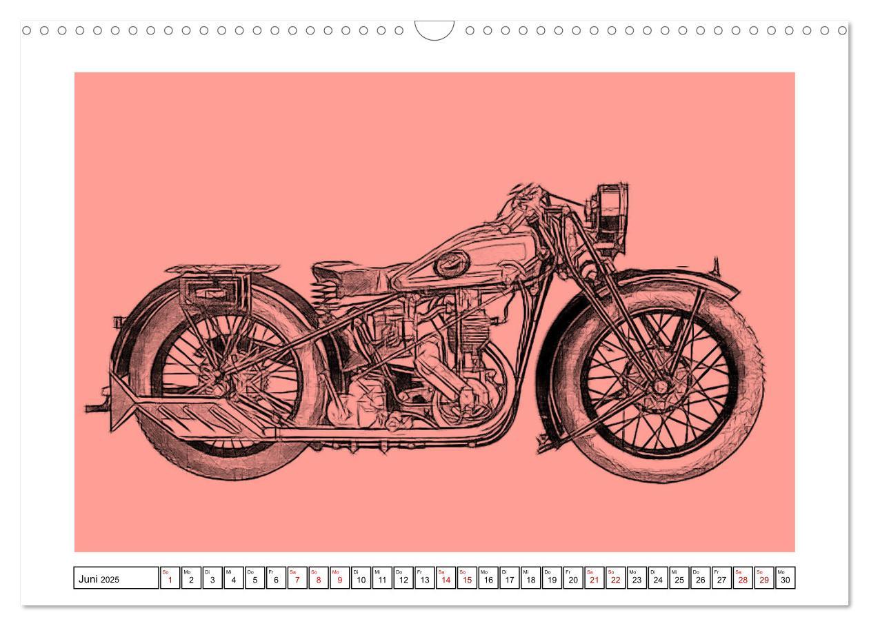 Bild: 9783435360246 | Motor Craft Motorräder (Wandkalender 2025 DIN A3 quer), CALVENDO...