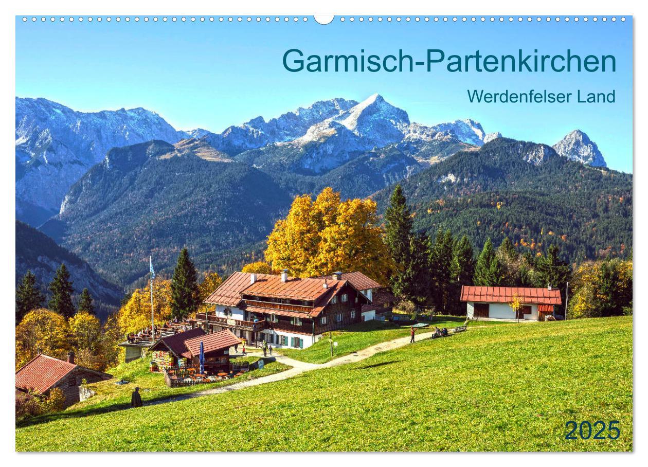 Cover: 9783435190850 | Garmisch-Partenkirchen Werdenfelser Land (Wandkalender 2025 DIN A2...