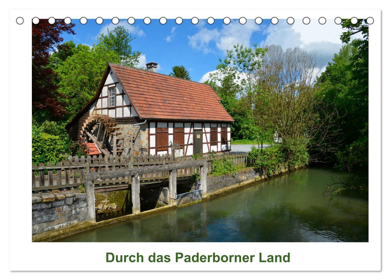 Cover: 9783435170975 | Durch das Paderborner Land (Tischkalender 2025 DIN A5 quer),...