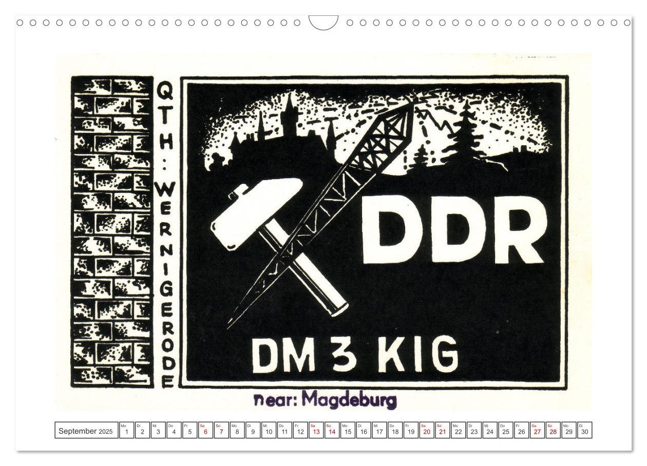 Bild: 9783383940644 | DDR Amateurfunk Historische Karten (Wandkalender 2025 DIN A3 quer),...