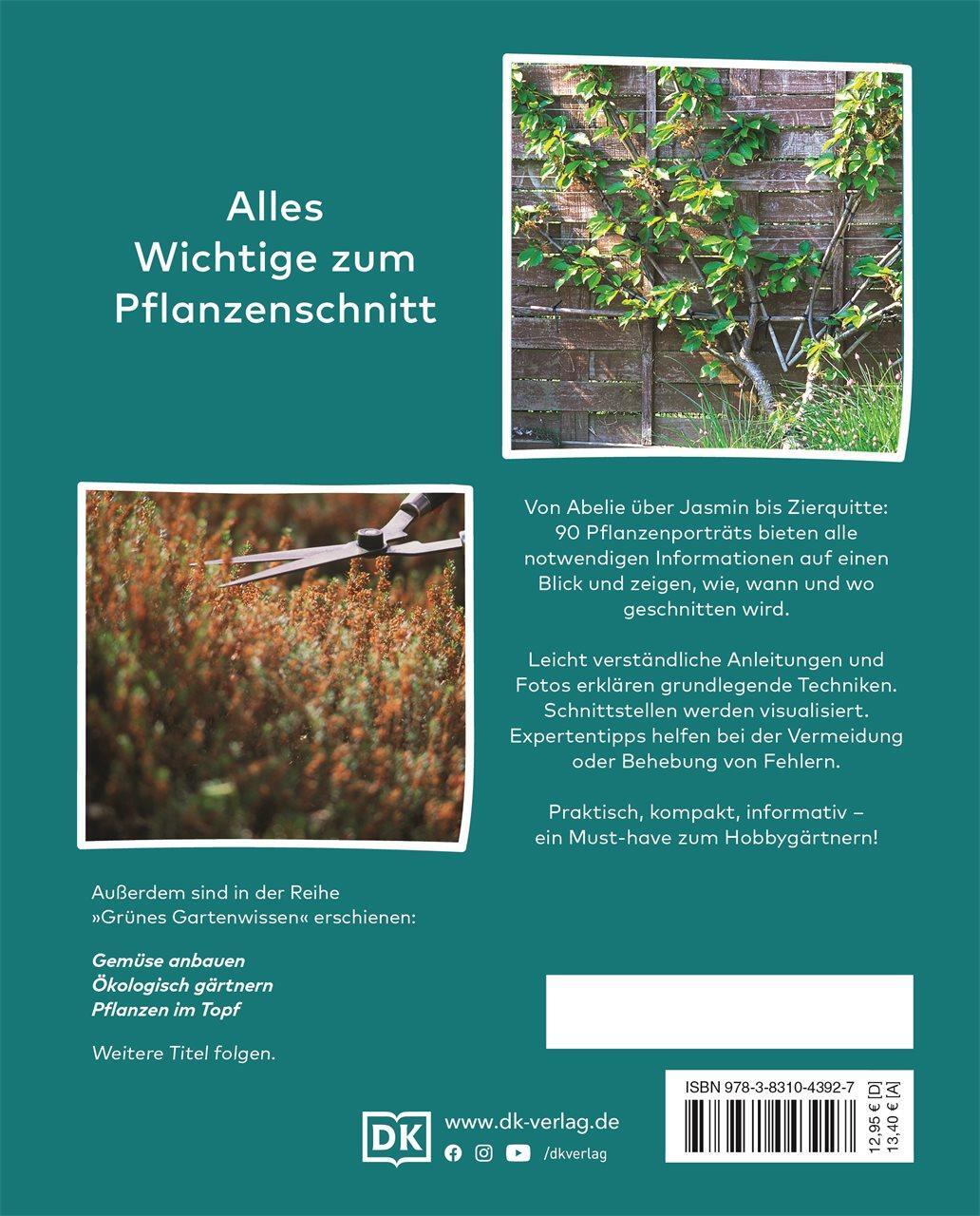 Rückseite: 9783831043927 | Grünes Gartenwissen. Pflanzen richtig schneiden | Stephanie Mahon