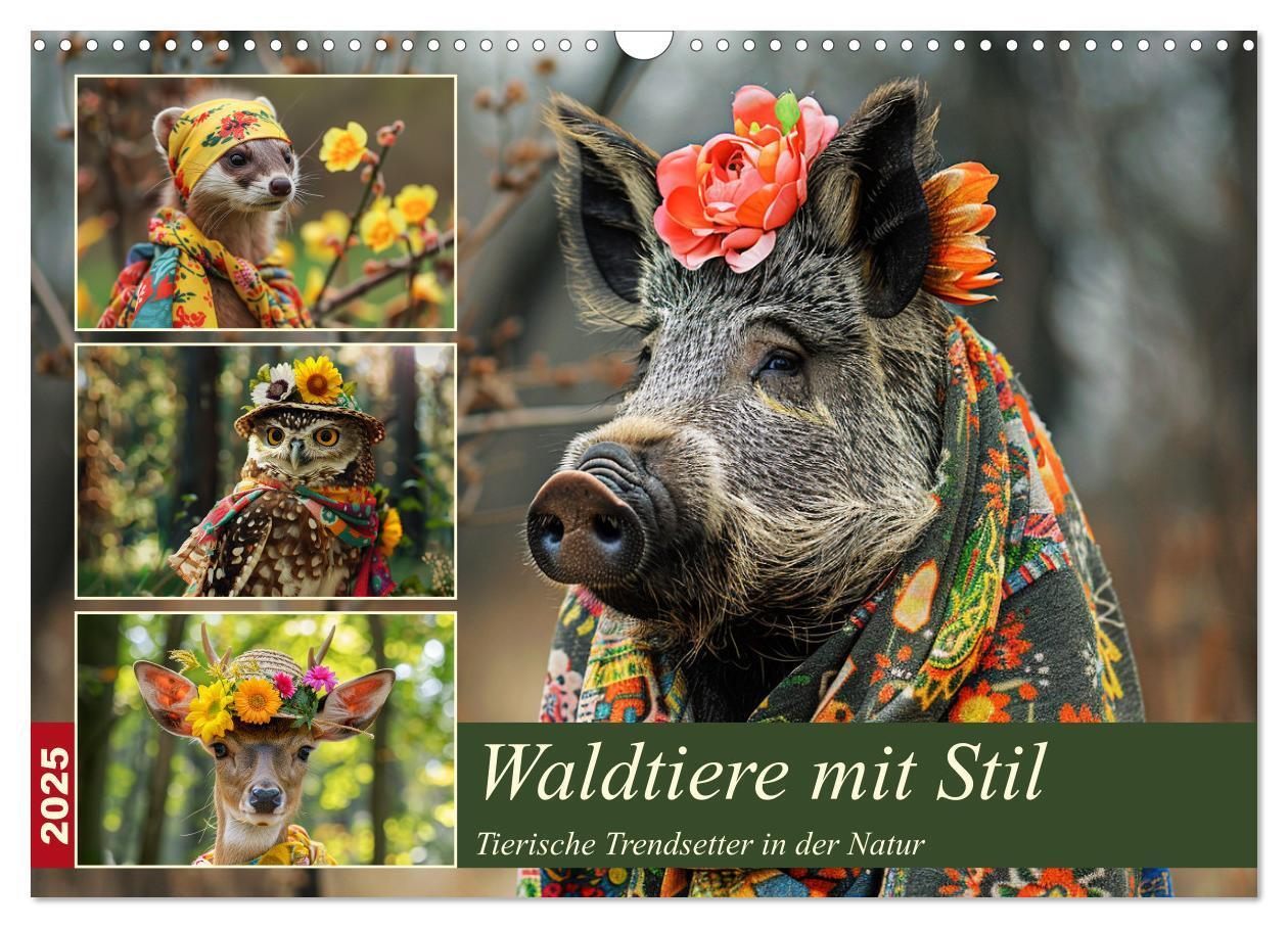 Cover: 9783435418091 | Waldtiere mit Stil. Tierische Trendsetter in der Natur...