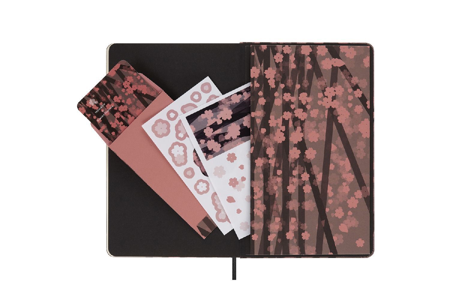 Bild: 8056598856149 | Moleskine Notizbuch - Sakura 2023, Large/A5, Fester Stoffeinband,...