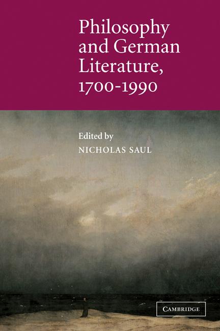 Cover: 9780521154505 | Philosophy and German Literature, 1700 1990 | Nicholas Saul | Buch