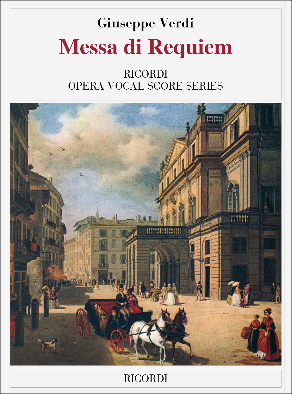 Cover: 9790041334196 | Messa da Requiem | Giuseppe Verdi | Ricordi Vocal Score Series