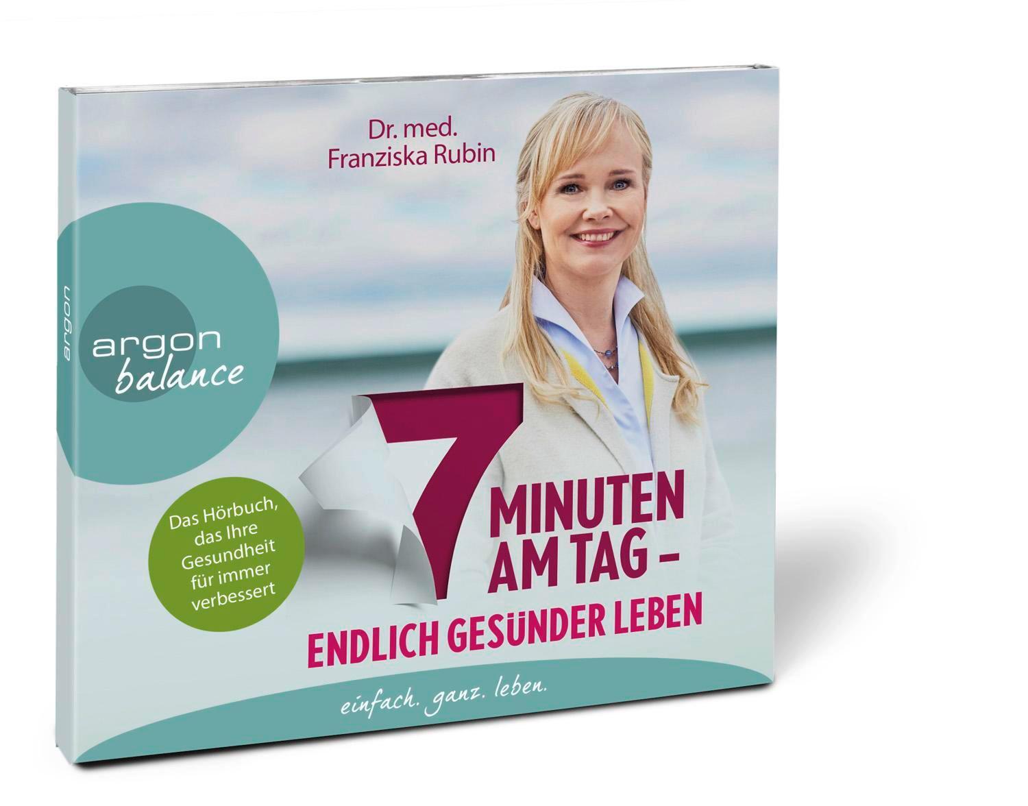 Bild: 9783839882115 | 7 Minuten am Tag | Franziska Rubin | Audio-CD | 2 Audio-CDs | Deutsch