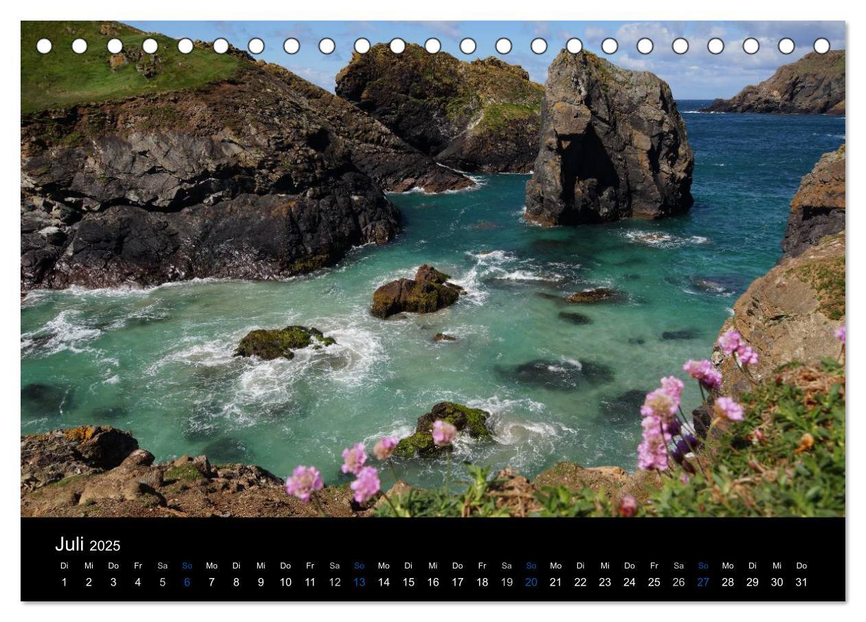 Bild: 9783435666744 | Anblicke und Ausblicke in Cornwall (Tischkalender 2025 DIN A5...