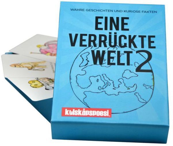 Cover: 7331672430127 | Eine verrückte Welt (Kartenspiel). Tl.2 | Spiel | In Spielebox | 2013