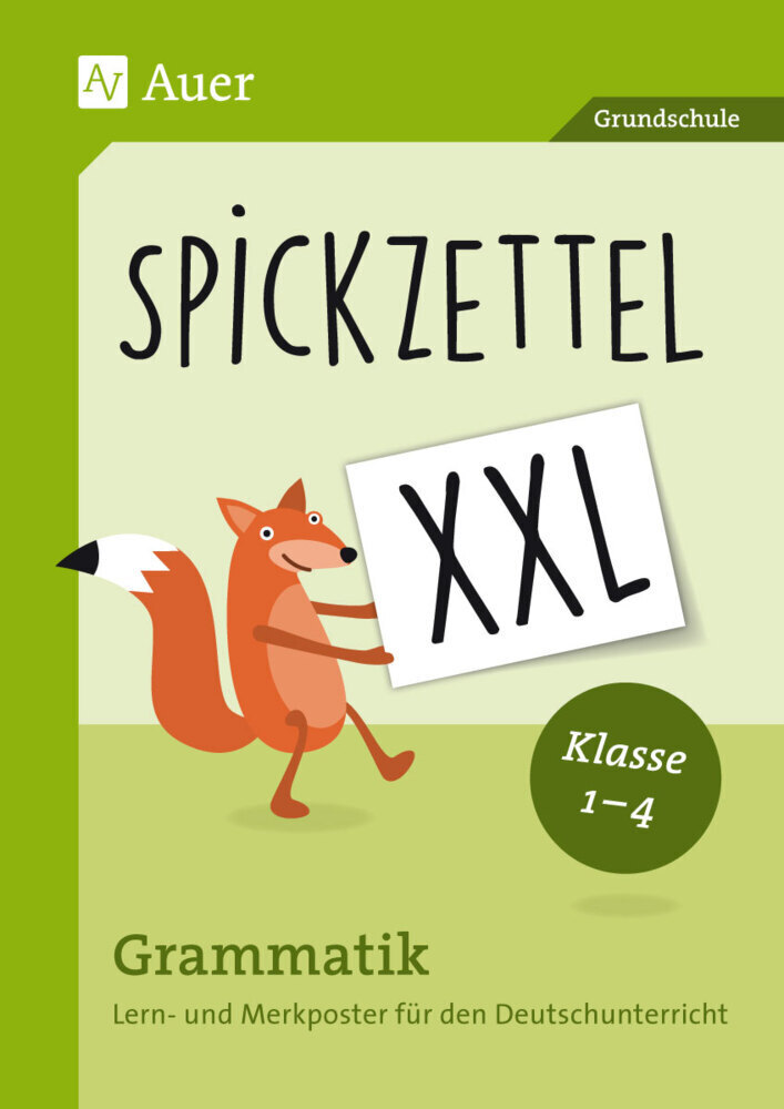 Cover: 9783403078616 | Spickzettel XXL - Grammatik, 8 farbige Poster DIN A2 | Poster | 8 S.