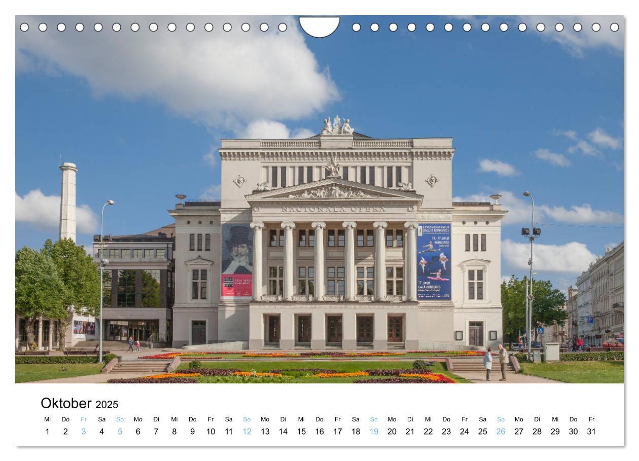 Bild: 9783435378135 | Riga - Metropole des Baltikums (Wandkalender 2025 DIN A4 quer),...