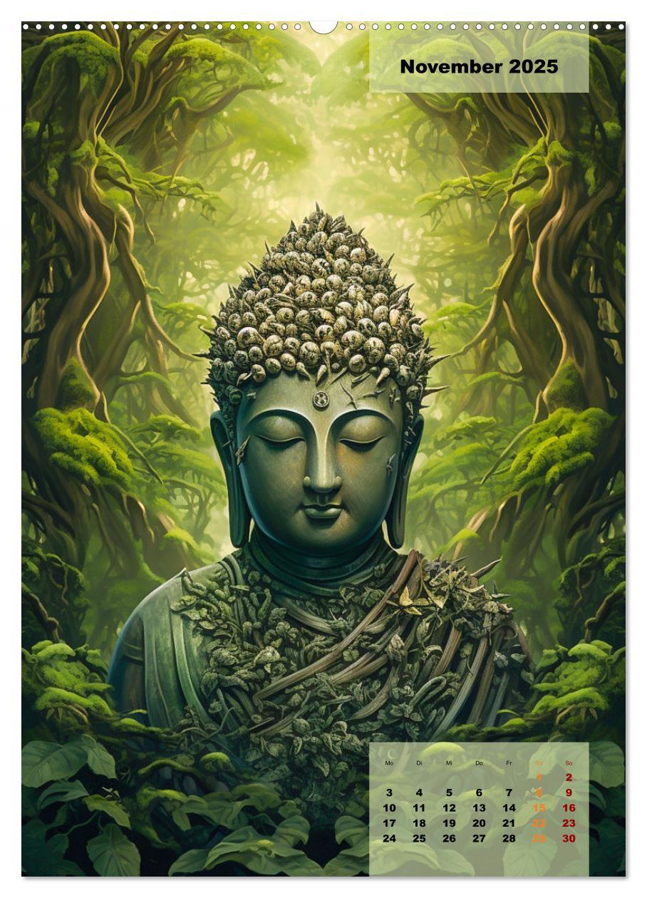 Bild: 9783435857616 | Jade Buddha - Finde die innere Mitte (Wandkalender 2025 DIN A2...