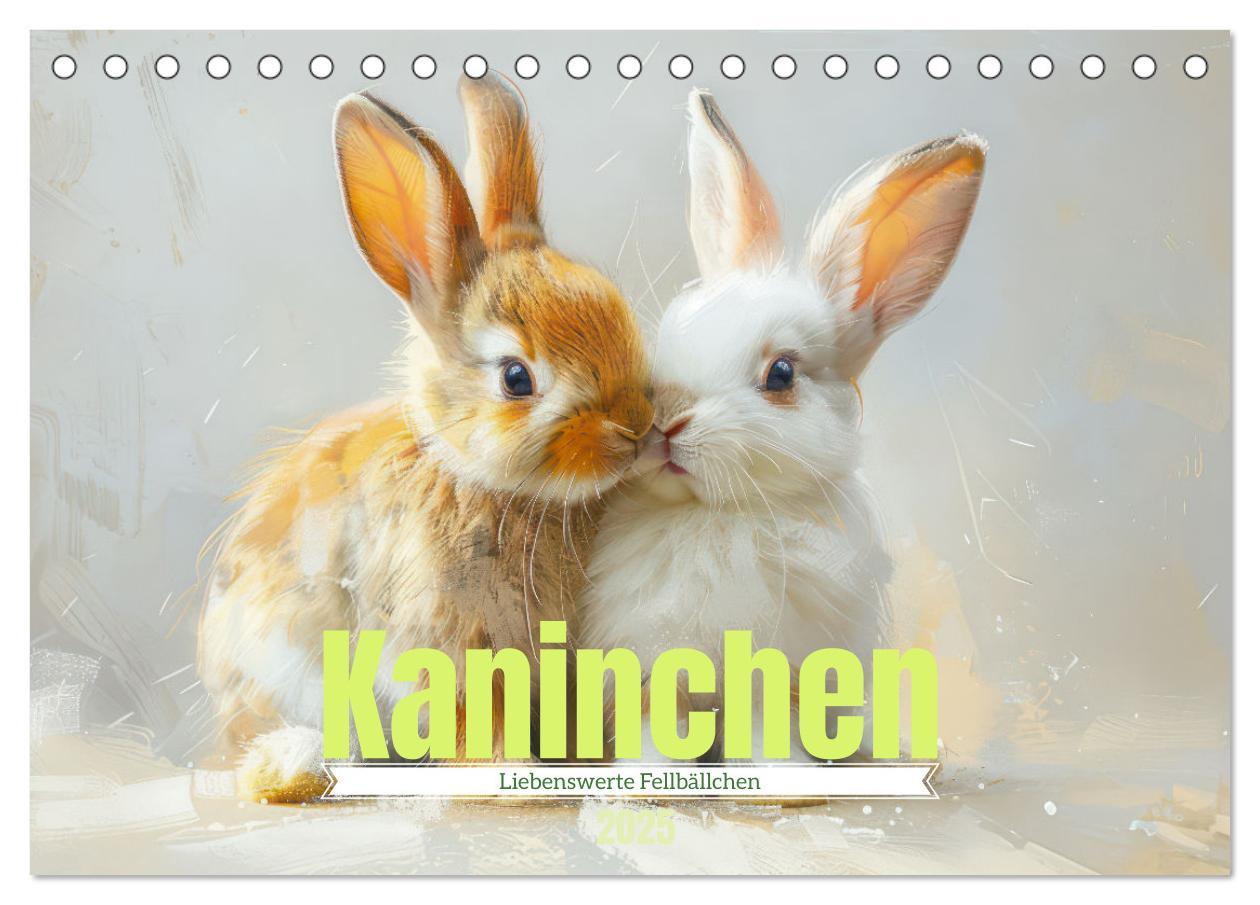 Cover: 9783457145920 | Kaninchen - Liebenswerte Fellbällchen (Tischkalender 2025 DIN A5...