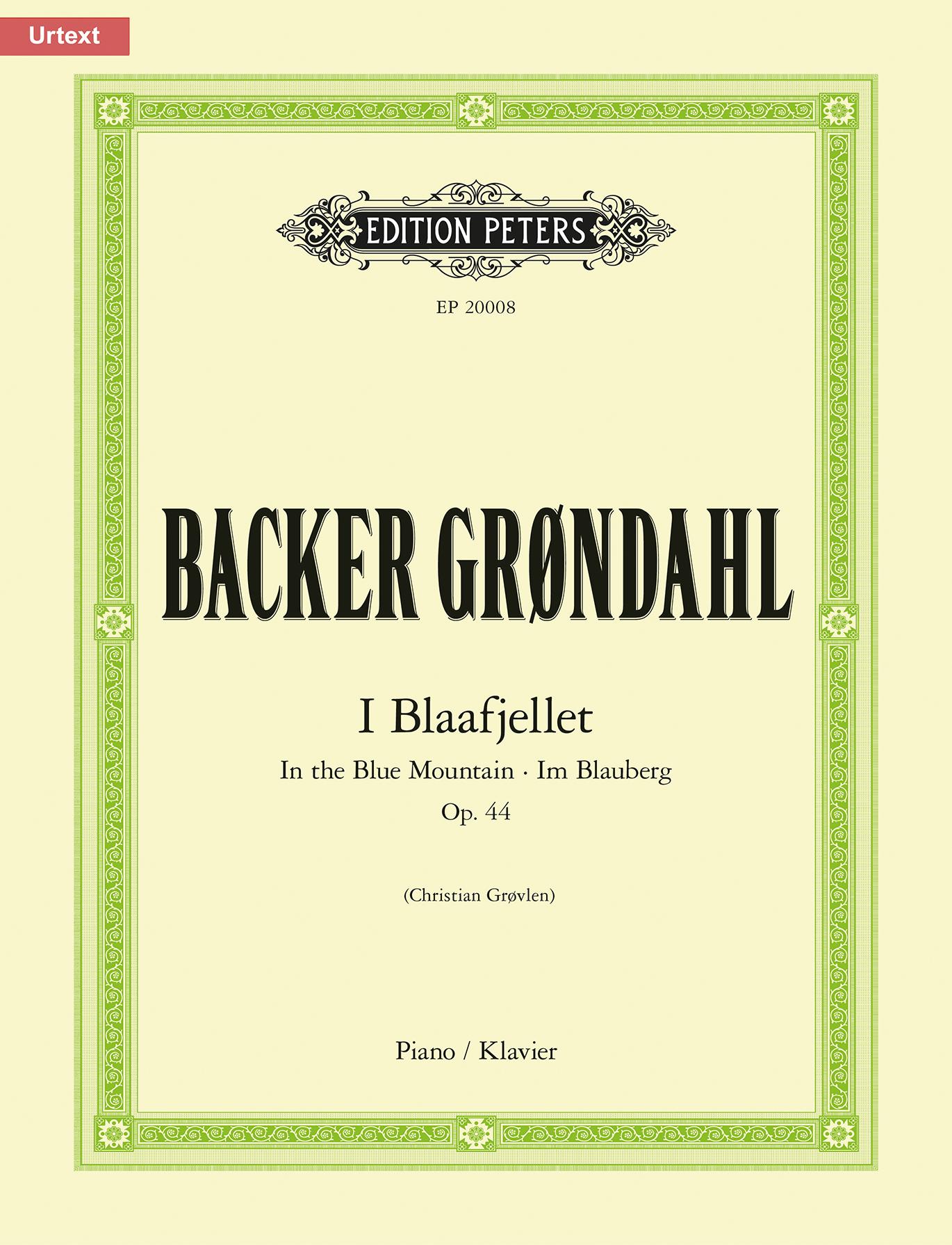 Cover: 9790577024479 | I Blaafjellet (In the Blue Mountain) Op. 44 | Broschüre | Englisch