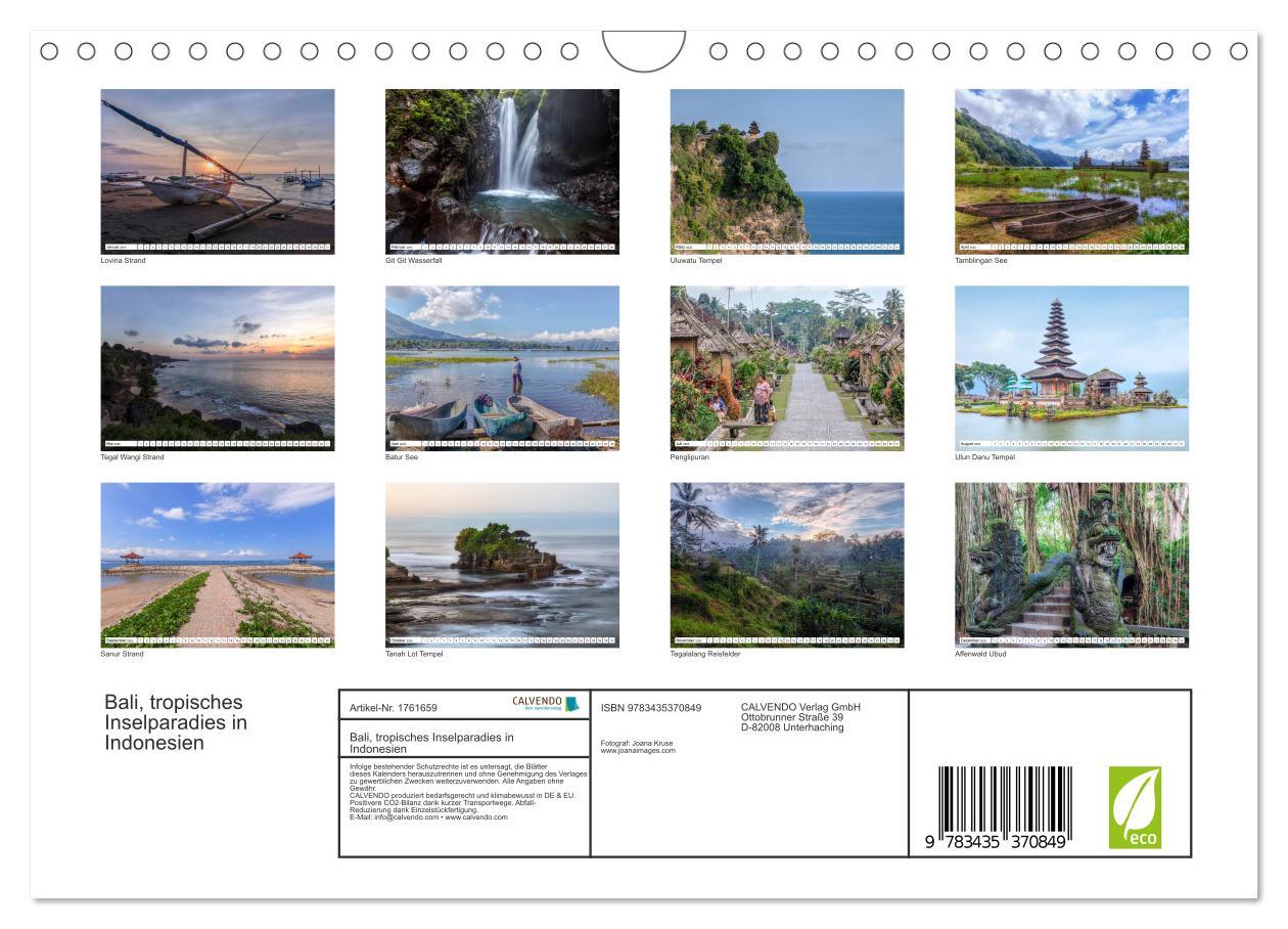 Bild: 9783435370849 | Bali, tropisches Inselparadies in Indonesien (Wandkalender 2025 DIN...