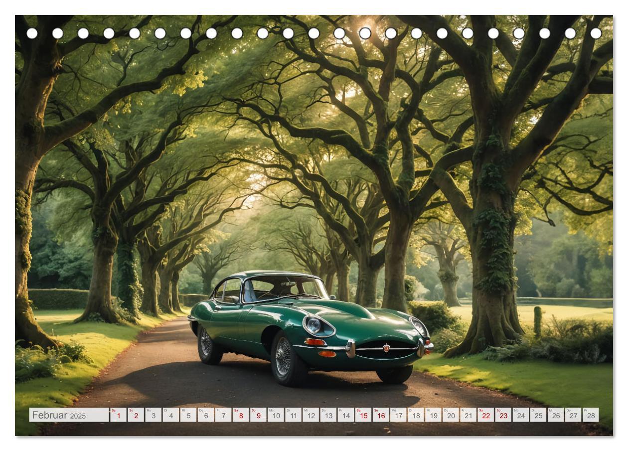 Bild: 9783457137635 | Virtual Classic Cars (Tischkalender 2025 DIN A5 quer), CALVENDO...