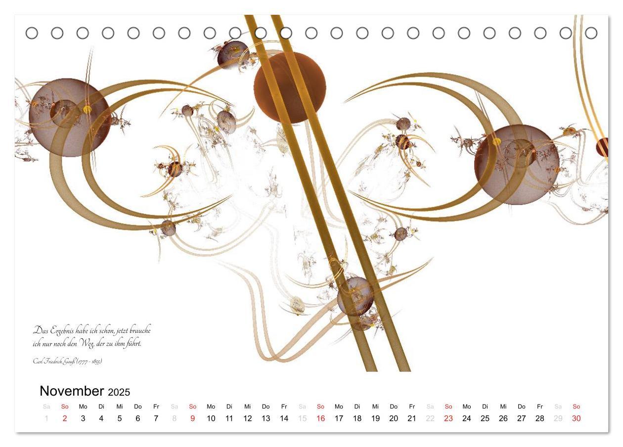 Bild: 9783435572533 | Mathematik - Grafiken und Zitate 2025 (Tischkalender 2025 DIN A5...