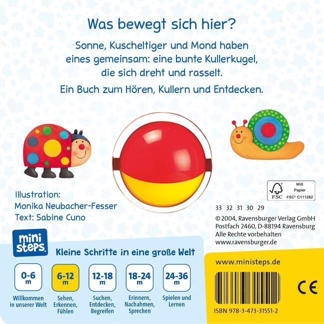 Bild: 9783473315512 | ministeps: Mein erstes Kullerbuch | Ab 6 Monaten | Sabine Cuno | Buch