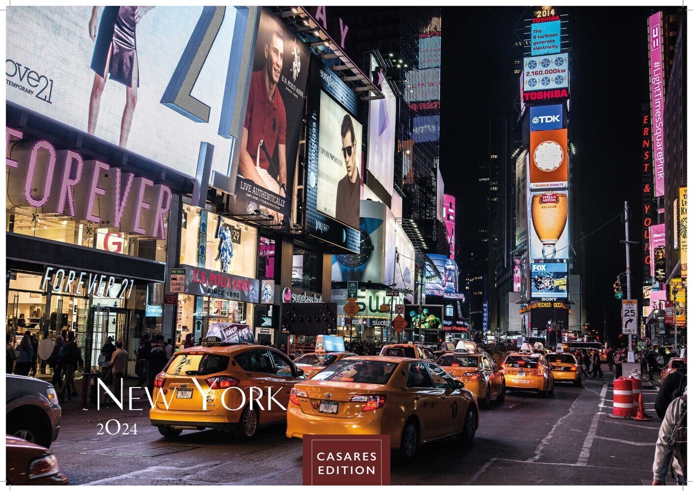 Cover: 9789918621255 | New York 2024 L 35x50cm | Kalender | 14 S. | Deutsch | 2024