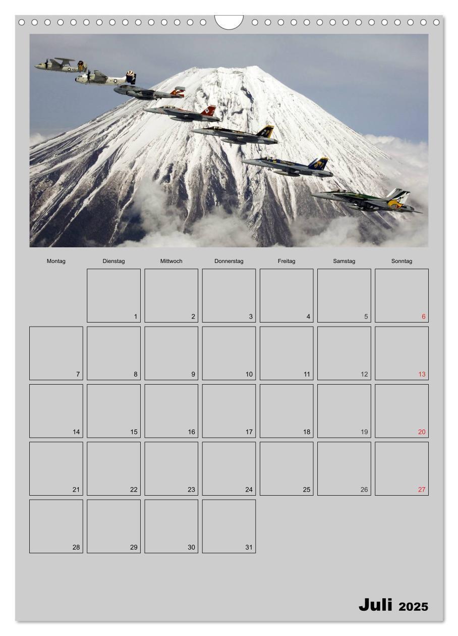 Bild: 9783457035047 | Militär. U.S. Kampfflugzeuge (Wandkalender 2025 DIN A3 hoch),...