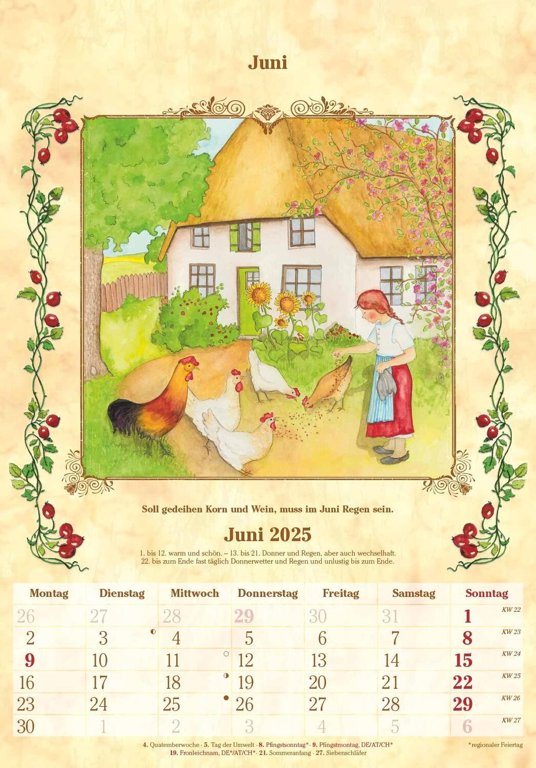 Bild: 4251732341060 | Bauernkalender 2025 - Bildkalender 23,7x34 cm - mit...