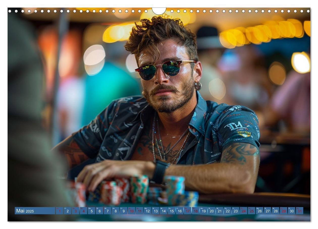 Bild: 9783383816260 | Poker Masters Texas Hold'em (Wandkalender 2025 DIN A3 quer),...