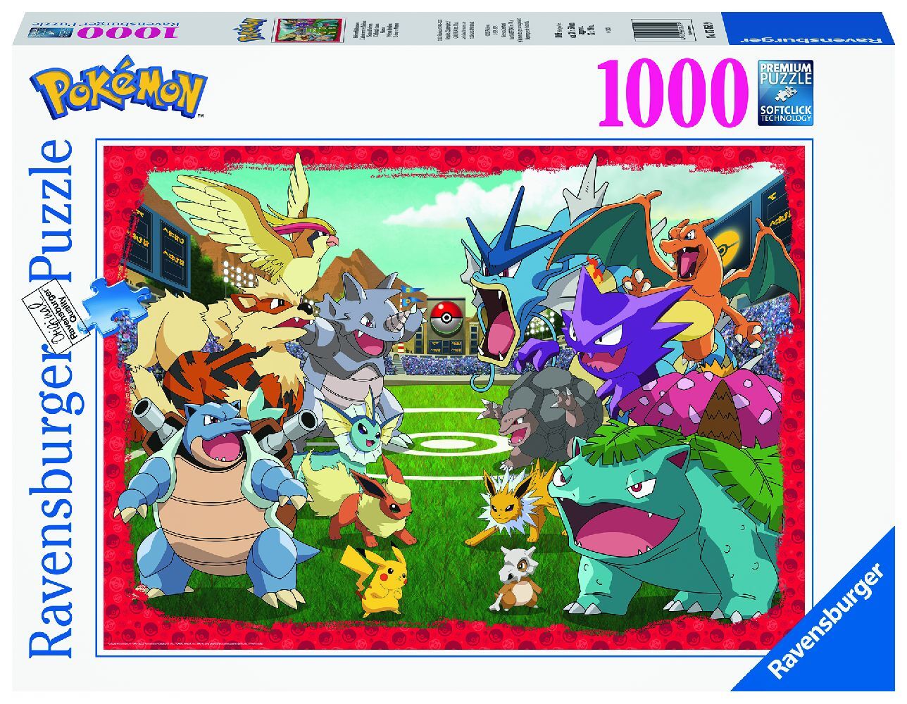 Cover: 4005556174539 | Ravensburger Puzzle 17453 - Pokémon Kräftemessen - 1000 Teile...