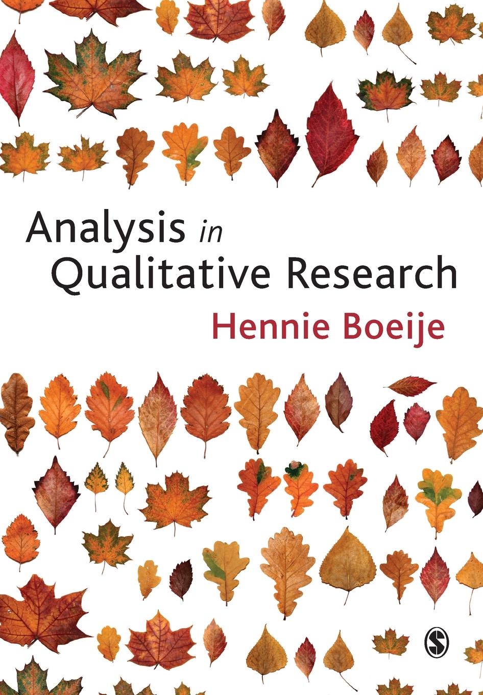 Cover: 9781847870070 | Analysis in Qualitative Research | Hennie R Boeije | Taschenbuch