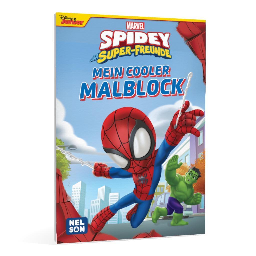 Bild: 9783845123714 | MARVEL Spidey und seine Superfreunde: Mein cooler Malblock | Malblock