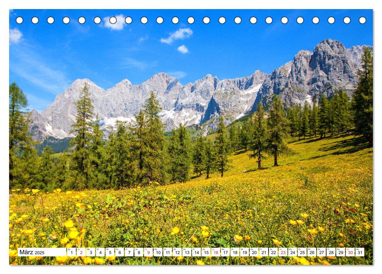 Bild: 9783435164608 | Ramsau am Dachstein (Tischkalender 2025 DIN A5 quer), CALVENDO...