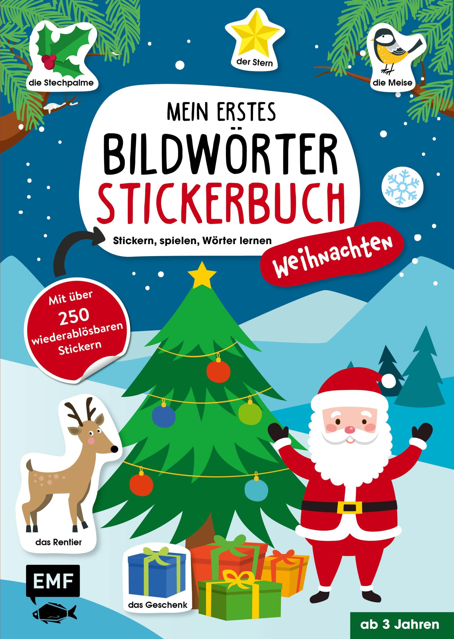 Cover: 9783745900026 | Mein erstes Bildwörter-Stickerbuch - Weihnachten | Broschüre | 36 S.