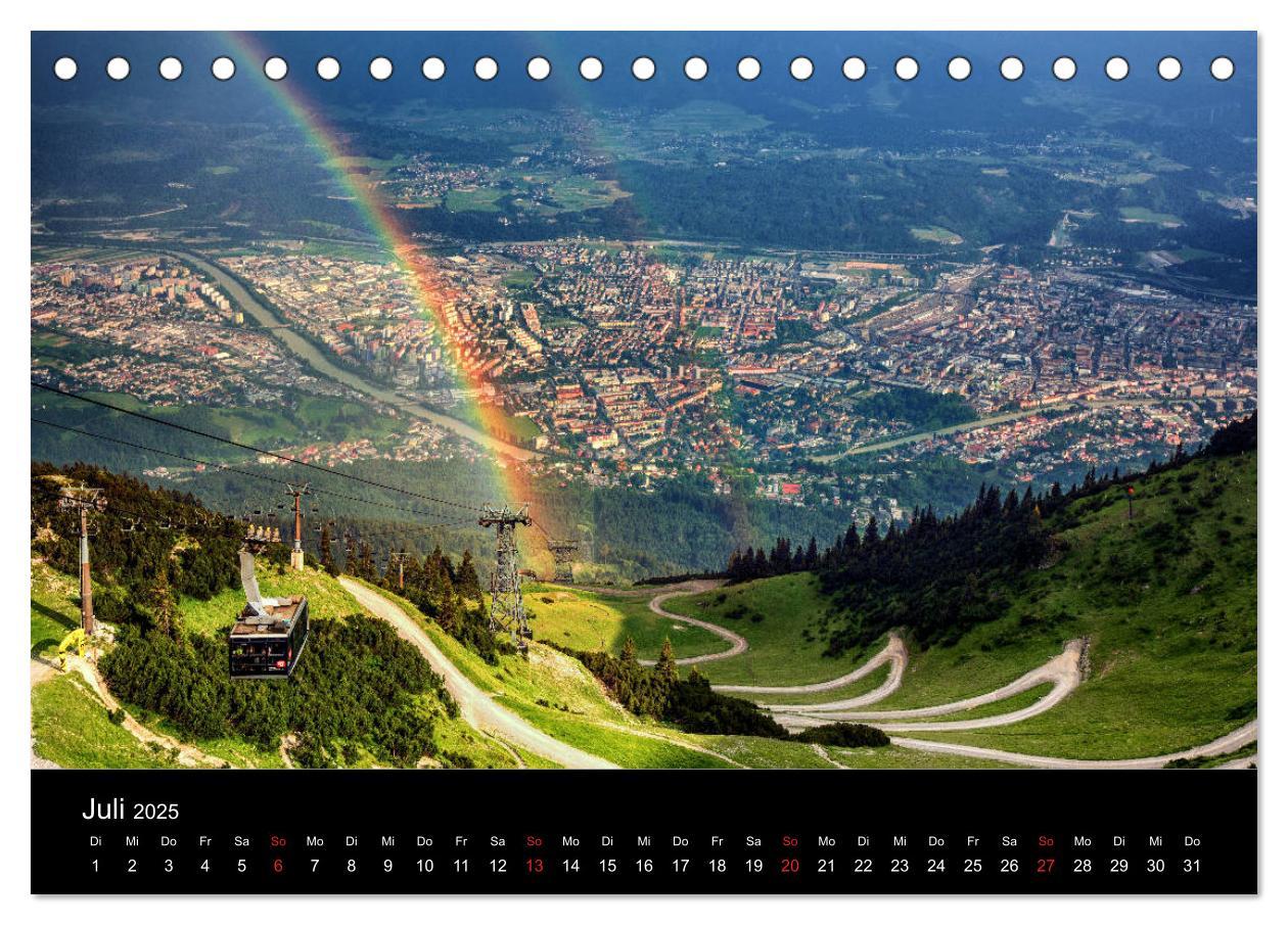 Bild: 9783435275878 | Innsbruck - Capital of the Alps (Tischkalender 2025 DIN A5 quer),...