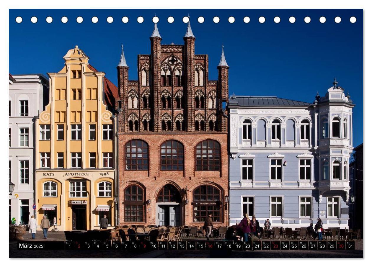 Bild: 9783435548545 | Ostseeperle Stralsund (Tischkalender 2025 DIN A5 quer), CALVENDO...